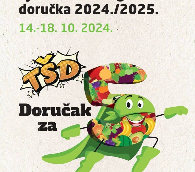 TJEDAN ŠKOLSKOG DORUČKA