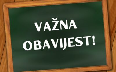 VAŽNA OBAVIJEST!