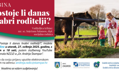 Tribina za roditelje-„Postoje li danas hrabri roditeljii?