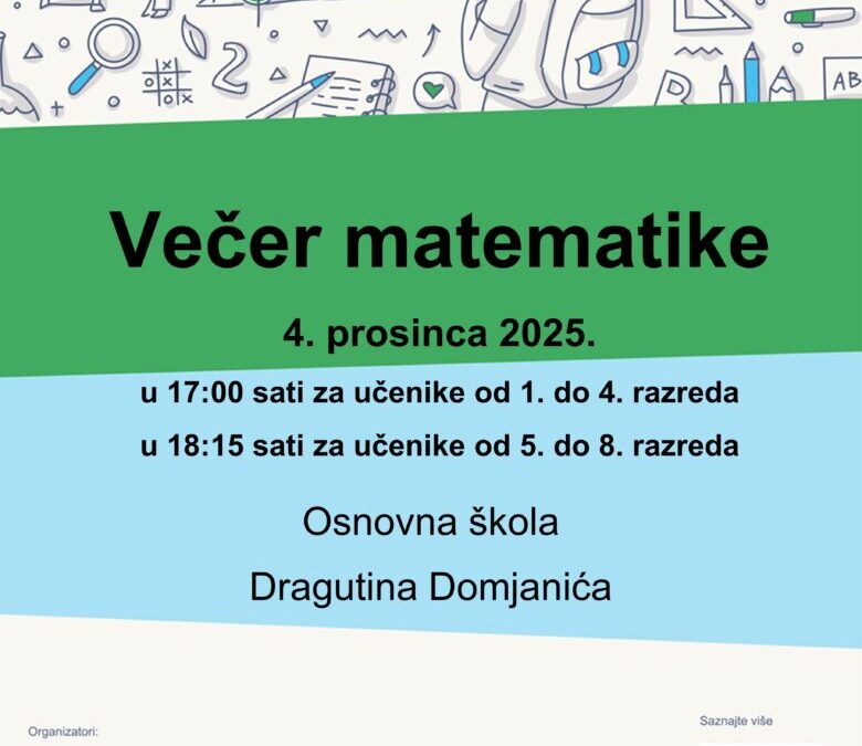 VEČER MATEMATIKE
