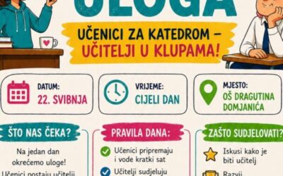 Dan zamjene uloga u OŠ Dragutina Domjanića